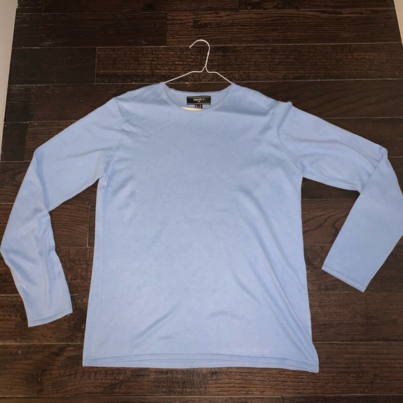 blue wool Forever 21 long sleeve pullover sweater - Picture 1 of 2